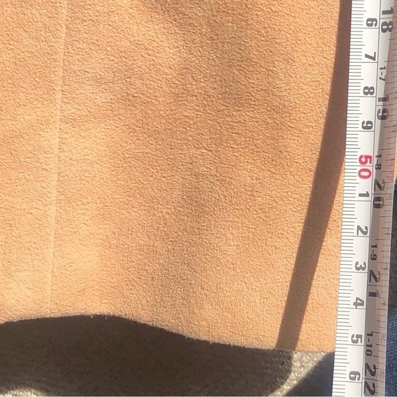 VINTAGE Brodkin Ultrasuede beige jacket camel size medium lightweight - Picture 4 of 7